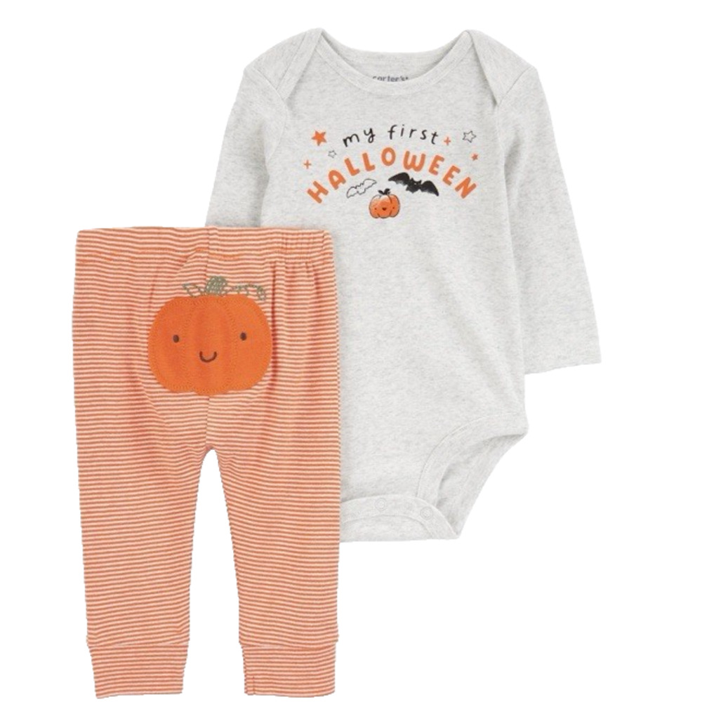 Carters "My First Halloween" Bodysuit and Pants Set Infant Size 18 Months